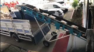 #Rice Shipping, Mobile loading belt #konveyör bant #taşımabandı #pirinç #rice #ricemill